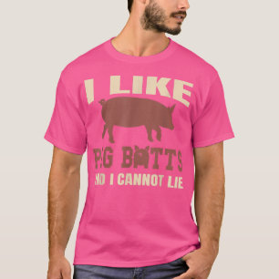 Camiseta Silhouette Bbq Grill Me Gusta El Cerdo Y No Puedo