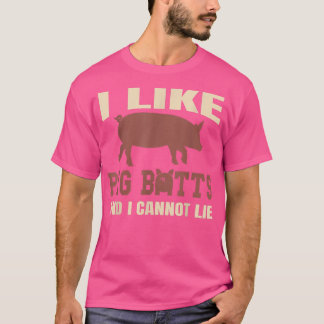 Camiseta Silhouette Bbq Grill Me Gusta El Cerdo Y No Puedo