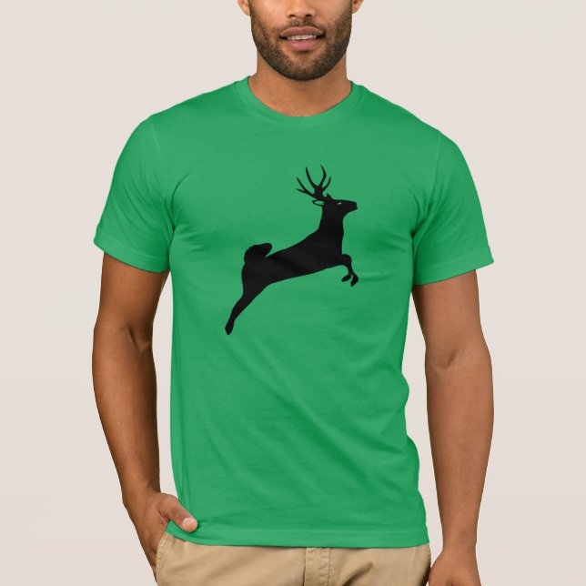 Camiseta Silhouette Black Reindeer (Anverso)