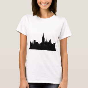 Camiseta Silhouette Black White New York