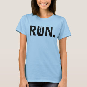 Camiseta Silhouette corre por la maratón Runner