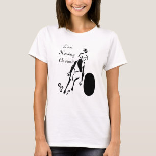 Camiseta Silhouette Cowgirl Barrel Carreras