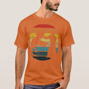Camiseta Silhouette De Aikido En Un Molesto Gra Retro Sunse