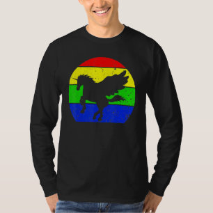 Camiseta Silhouette de animales Pegasus Retro Pegasus de ép