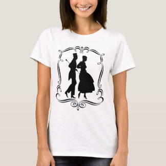 Camiseta Silhouette de atuendo formal de hombre mujer