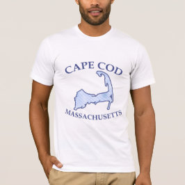 Camiseta Silhouette de Cabo Cod Preppy Blue Striped Men's