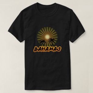 Camiseta Silhouette de cocoteros de las Bahamas