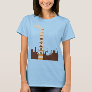 Camiseta Silhouette de fábrica Wonka