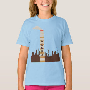 Camiseta Silhouette de fábrica Wonka