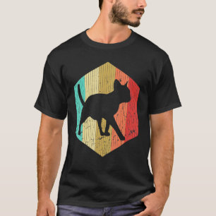 Camiseta Silhouette de gato retro de gato vintage Animal 70