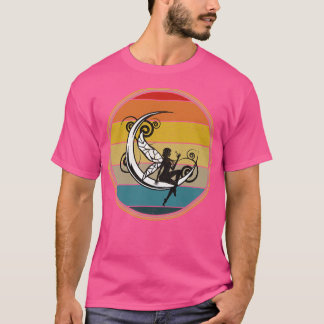Camiseta Silhouette de hadas lunares con molestias