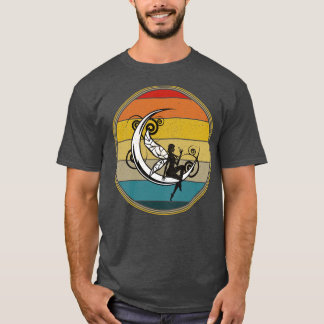 Camiseta Silhouette de hadas lunares con molestias
