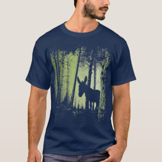 Camiseta Silhouette de la mula de Donkey Mule