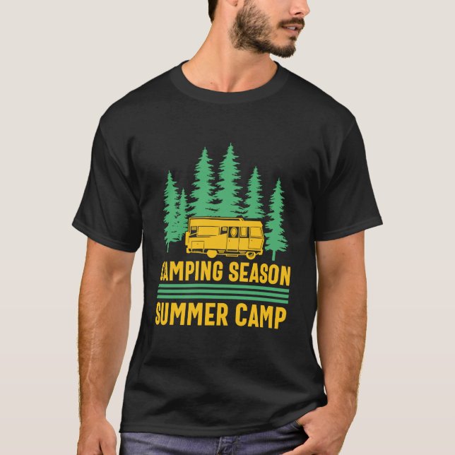 Camiseta Silhouette de Montaña y Bosque 72 (Anverso)