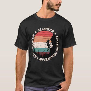 Camiseta Silhouette de Montaña y Escenario Forestal 169