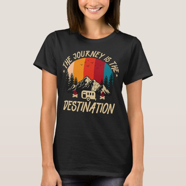 Camiseta Silhouette de Montaña y Escenario Forestal 99 (Anverso)