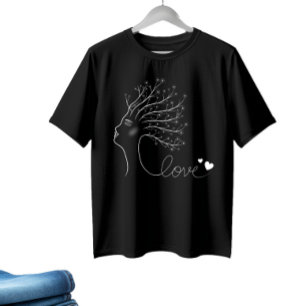 Camiseta Silhouette de mujer