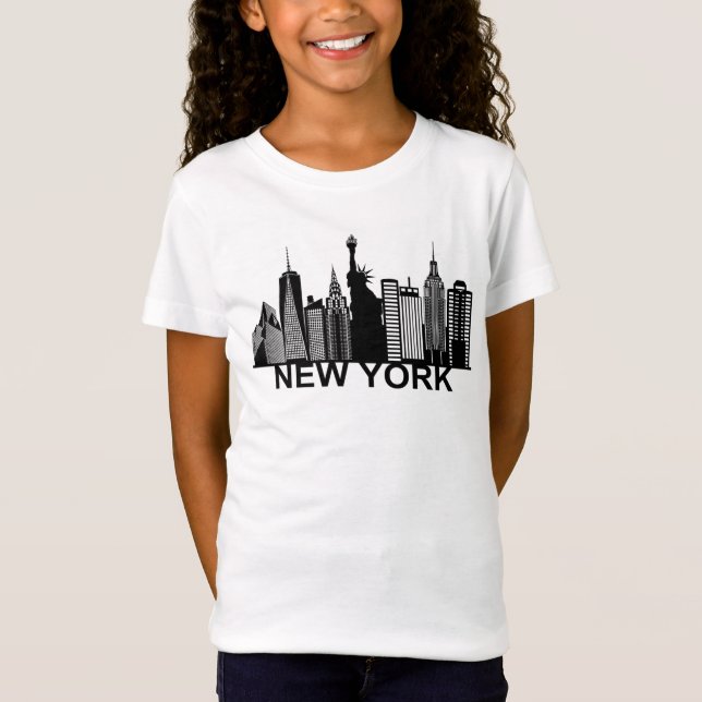 Camiseta Silhouette de Nueva York (Anverso)