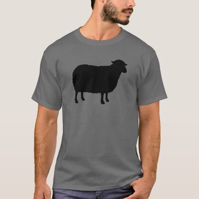 Camiseta Silhouette de oveja negra (Anverso)