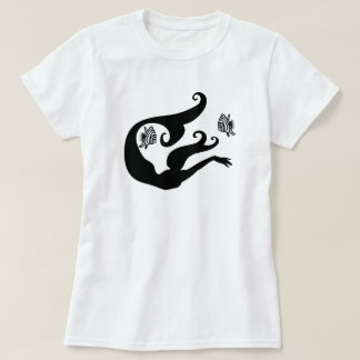 Camiseta Silhouette de silueta de sirena T-Shirt