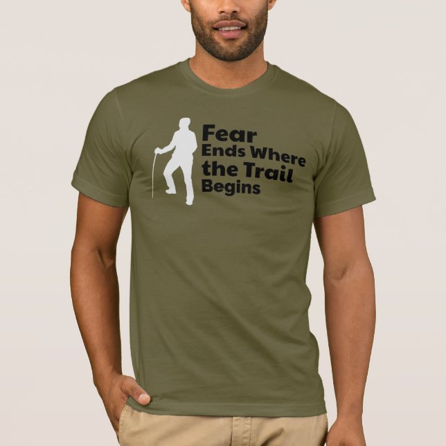 Camiseta Silhouette de solitario Hiker - Tee de pruebas de  (Anverso)