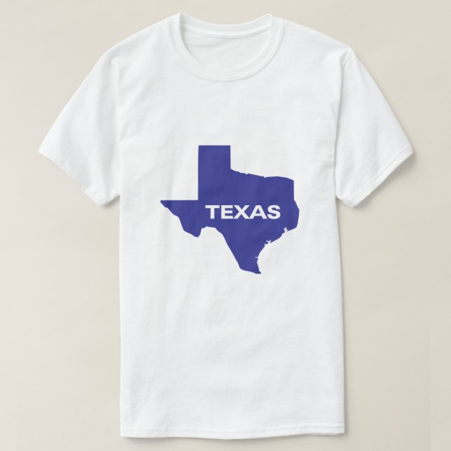 Camiseta Silhouette de Texas (Diseño del anverso)