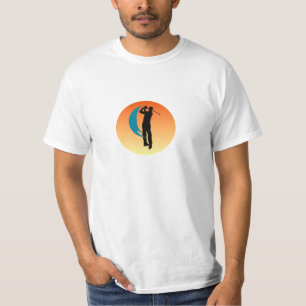 Camiseta Silhouette de un golfista