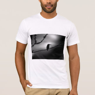 Camiseta Silhouette de un pescador de reyes