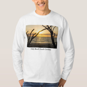 Camiseta Silhouette del árbol de la salida del sol