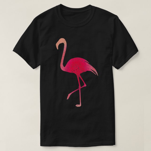 Camiseta Silhouette Flamingo Tropical Multi Pink (Diseño del anverso)