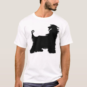 Camiseta Silhouette Hound Afgano