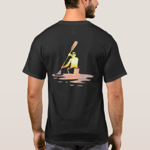 Camiseta Silhouette Kayak Man Kayaking Kayaker Boating Out