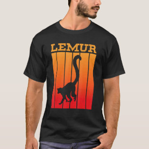Camiseta Silhouette Lemur Shadow Al Atardecer