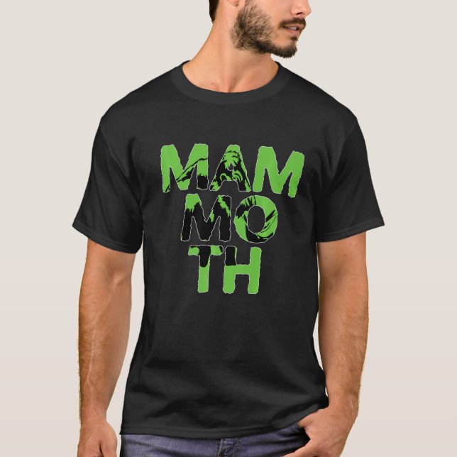 Camiseta Silhouette Mammoth Colorful Animal Shadow (Anverso)