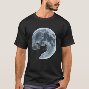 Camiseta Silhouette Moon Moon Halloween