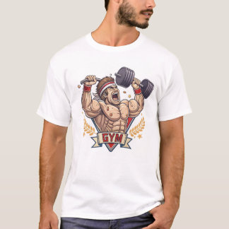 Camiseta Silhouette Muscular Bodybuilder