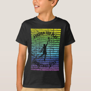Camiseta Silhouette Negra De Un Jugador De Baloncesto Contr