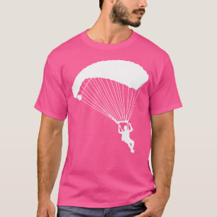 Camiseta Silhouette Paracaidismo de caída libre Budiver