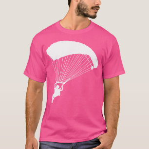 Camiseta Silhouette Paracaidismo de caída libre Budiver