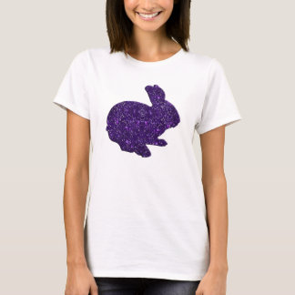 Camiseta Silhouette Purpurina Púrpura Semana Santa Bunny Sh