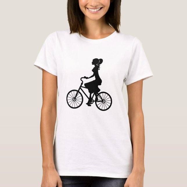 Camiseta Silhouette Retro Chica (Anverso)
