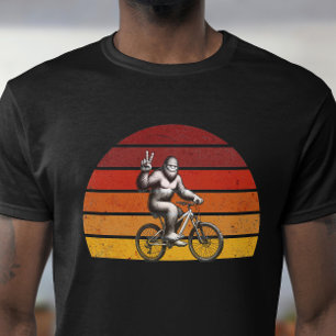 Camiseta Silhouette Retro Retro para ciclistas