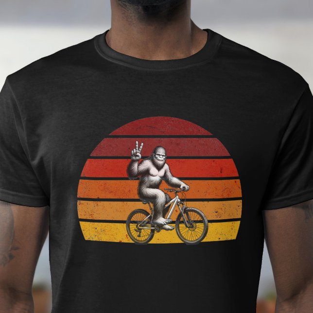 Camiseta Silhouette Retro Retro para ciclistas (Subido por el creador)