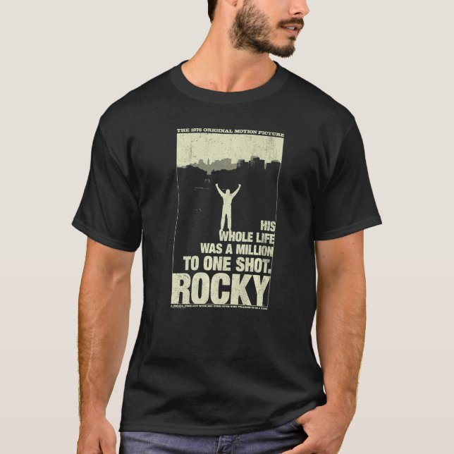 Camiseta Silhouette Rocky (Anverso)