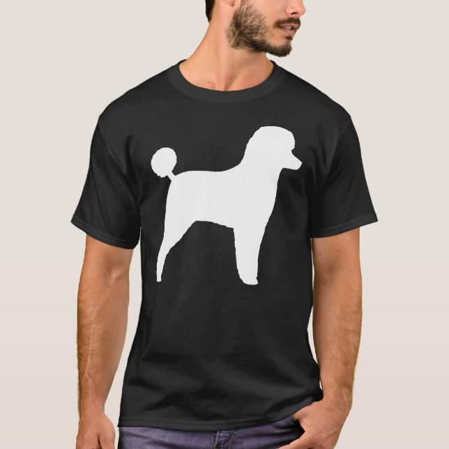 Camiseta Silhouette S. de White Toy Poodle (Anverso)