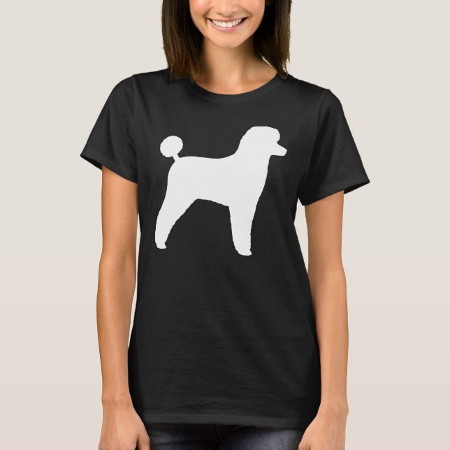 Camiseta Silhouette S. de White Toy Poodle (Anverso)