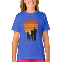 Silhouette T-Shirt de Sunset Family