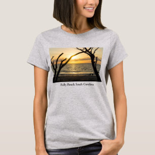 Camiseta Silhouette T-Shirt del árbol de la salida del sol