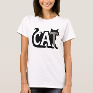 Camiseta Silhouette T-Shirt, una tipografía creativa de CAT