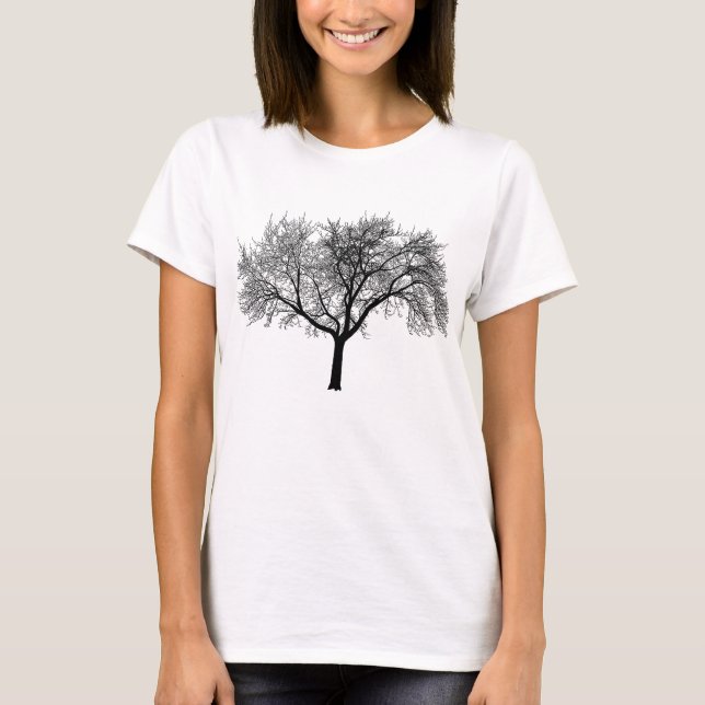Camiseta silhouette-tree (Anverso)